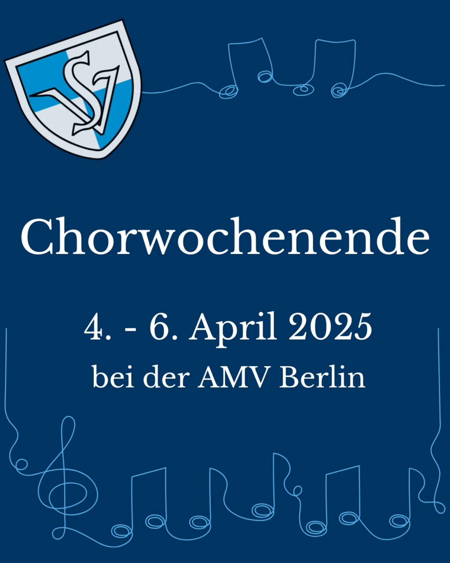 Plakat Musikwochenende Berlin