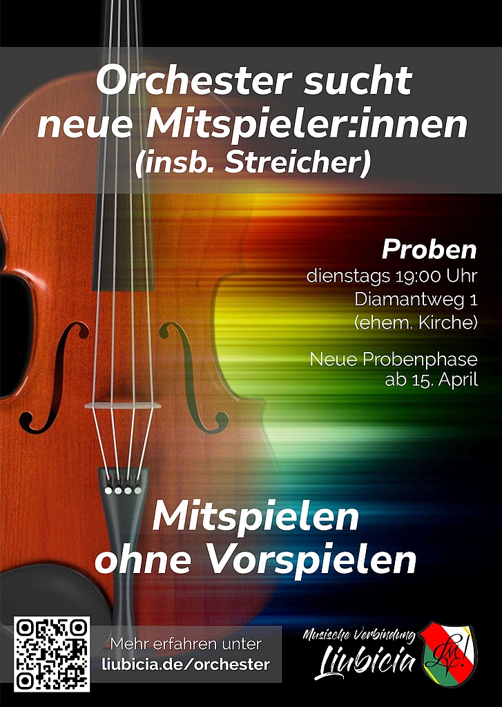 Orchesterwerbung Semesterbeginn