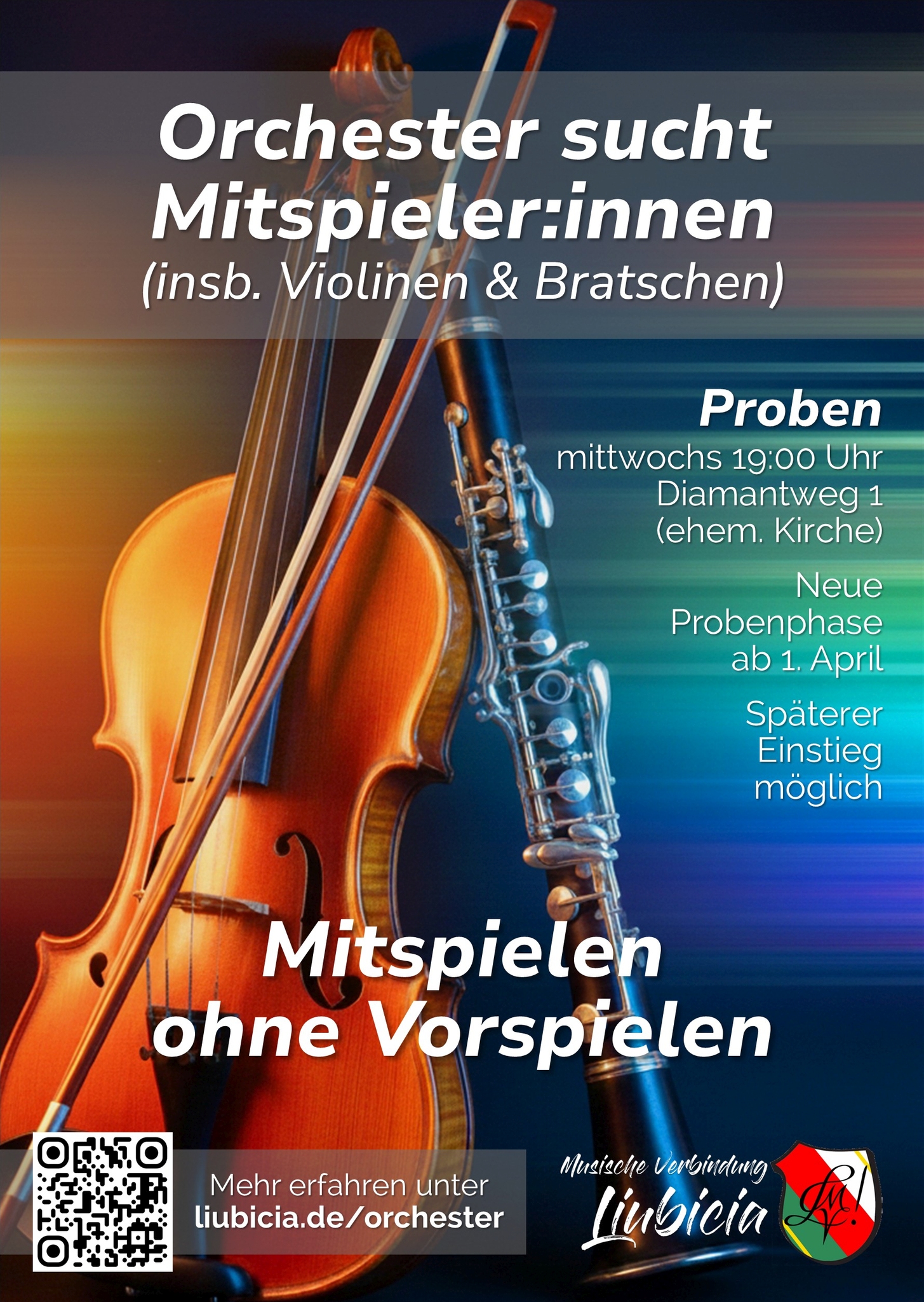 Orchesterwerbung Semesterbeginn